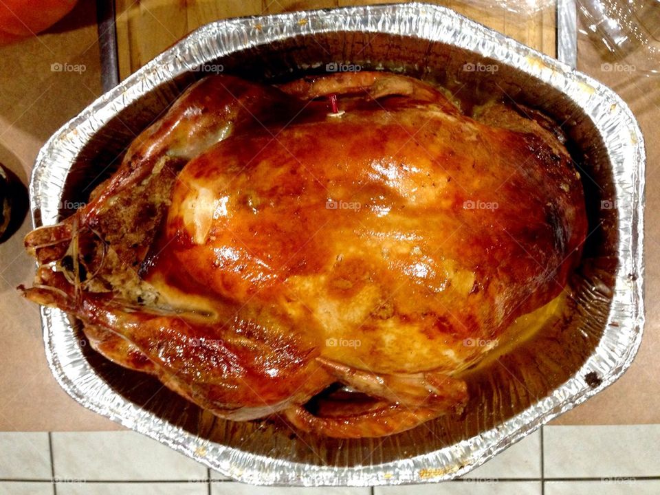 Roasted turkey