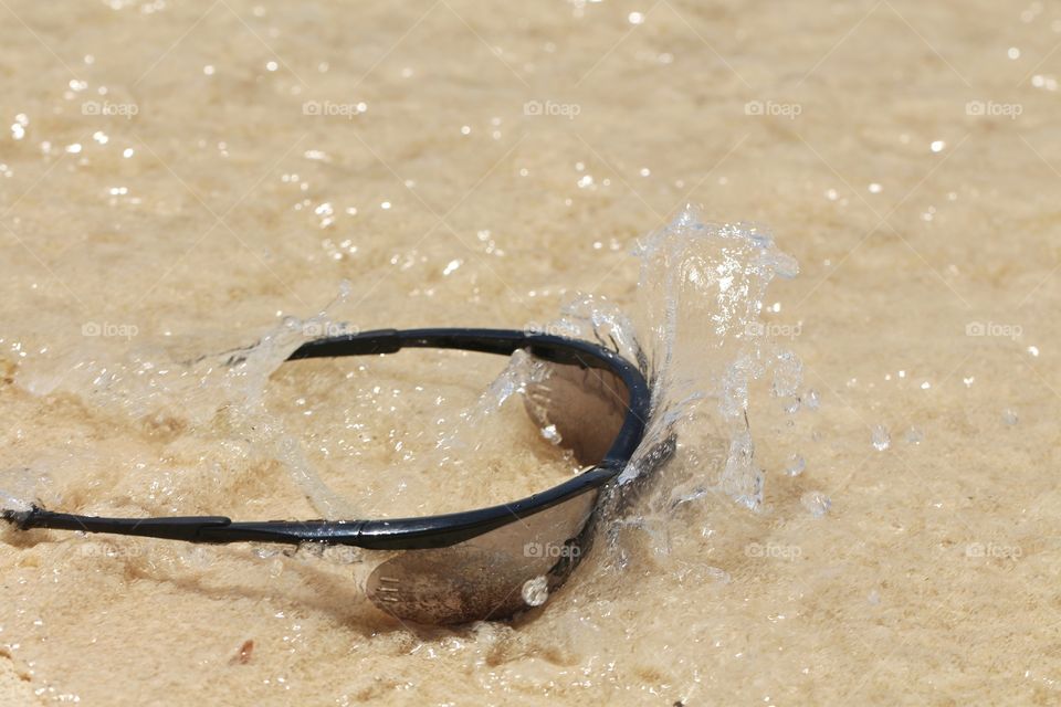 sunglasses under water