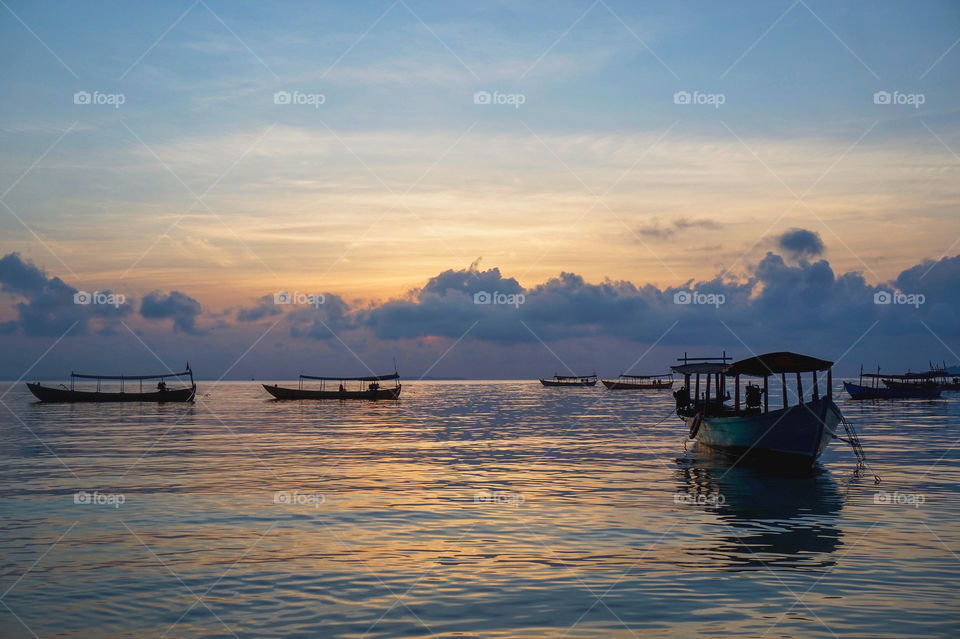 Sunrise on Koh Rong, Cambodia