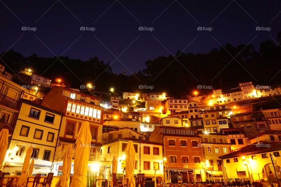 Country#night#lights#houses