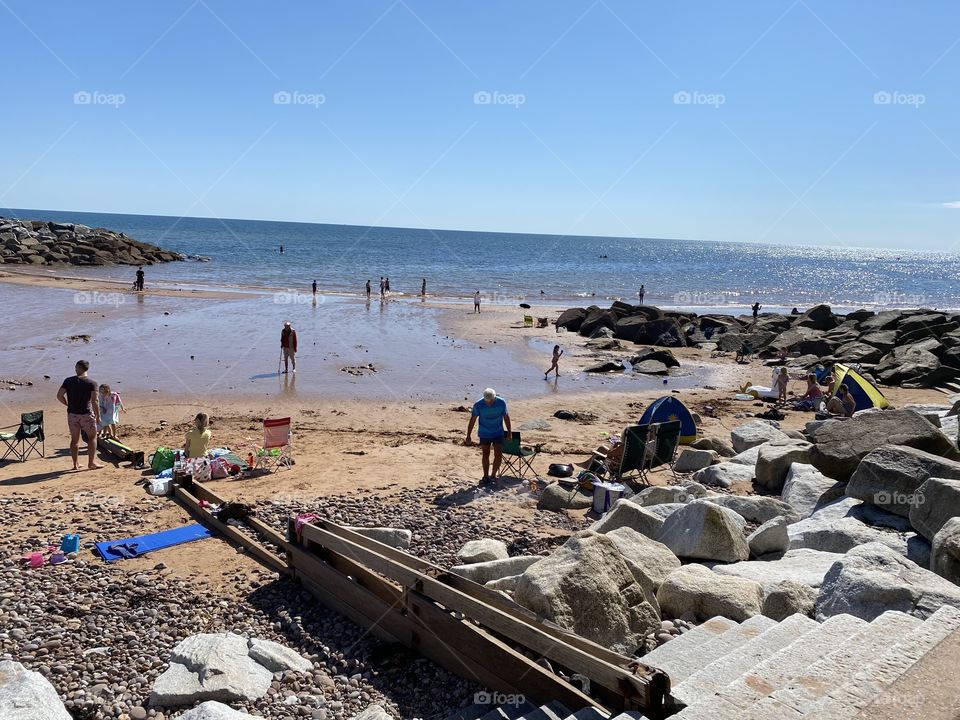 A series of photos on the first day of Autumn 2020, location, Sidmouth, Devon, UK