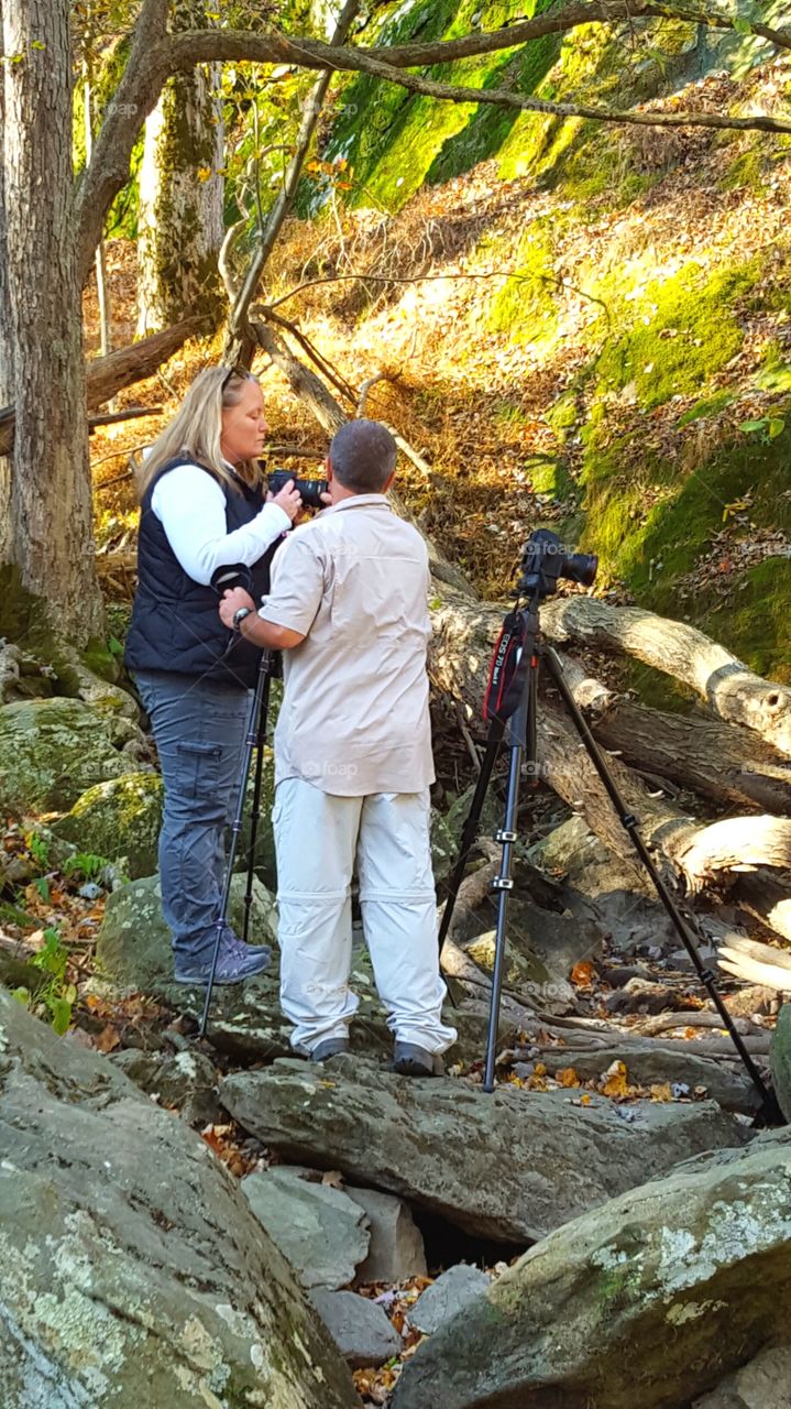 photographers at work