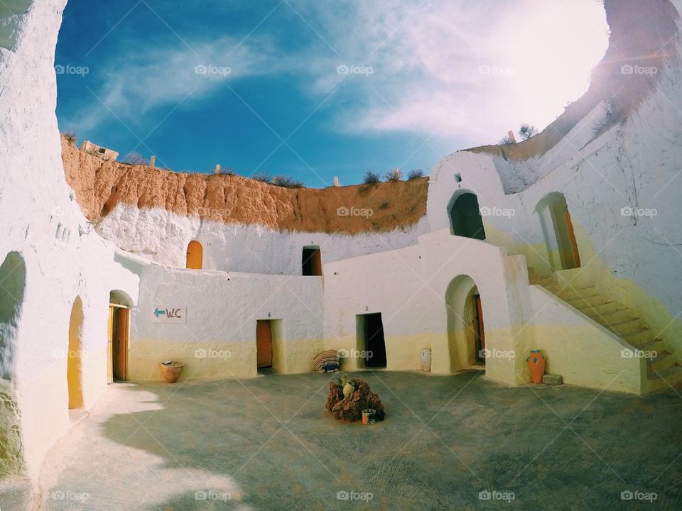 Matmata village in Tunisia- the location where Star Wars has been filmed