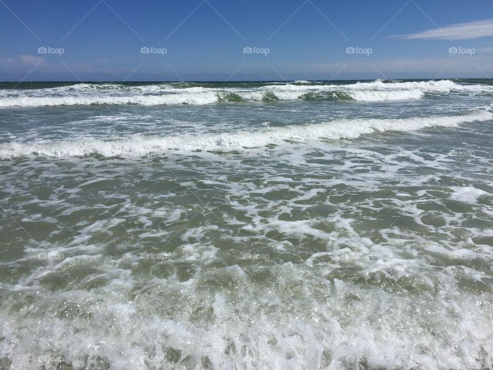 Coastal waves.
