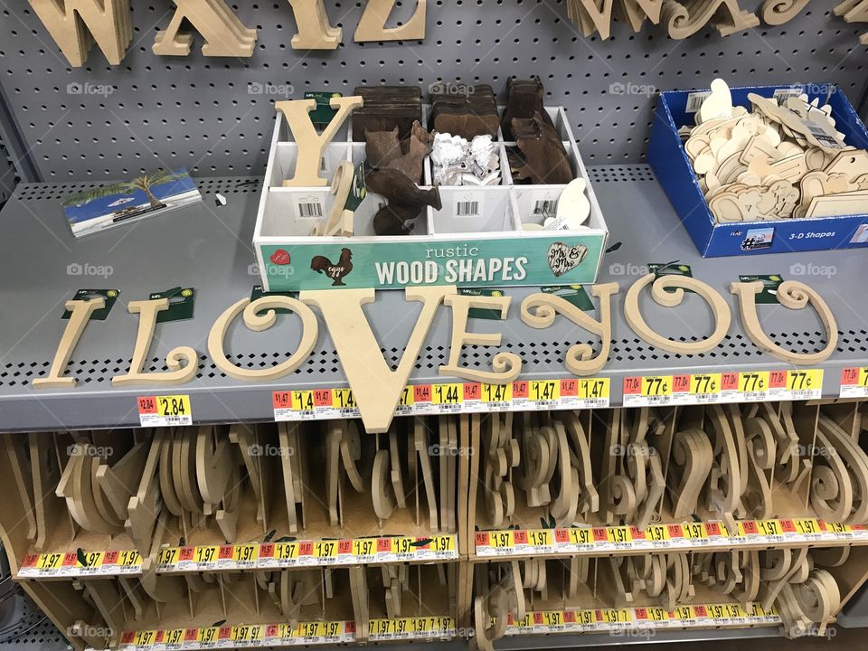 Why not brighten someone’s day with a random  I Love You message while shopping?