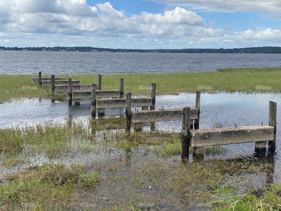 Near a lake