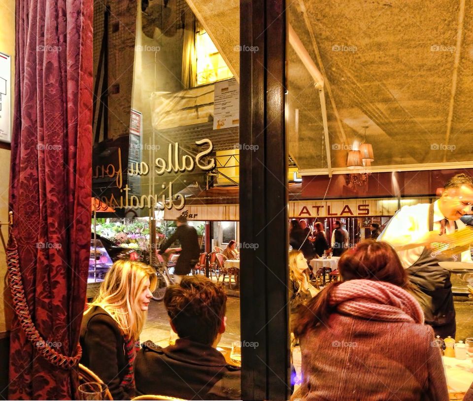 Street cafe, Latin Quarter, Paris