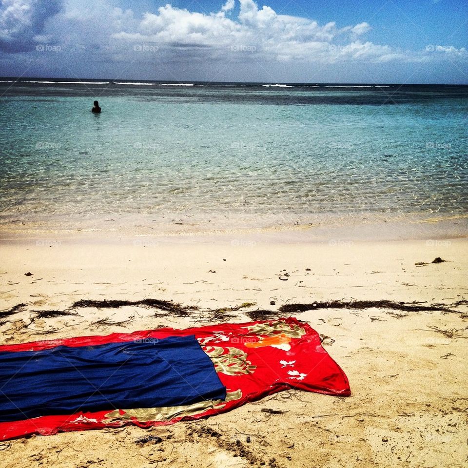 Beach on Guedeloupe