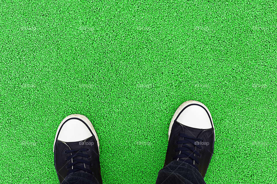From where I stand ... green