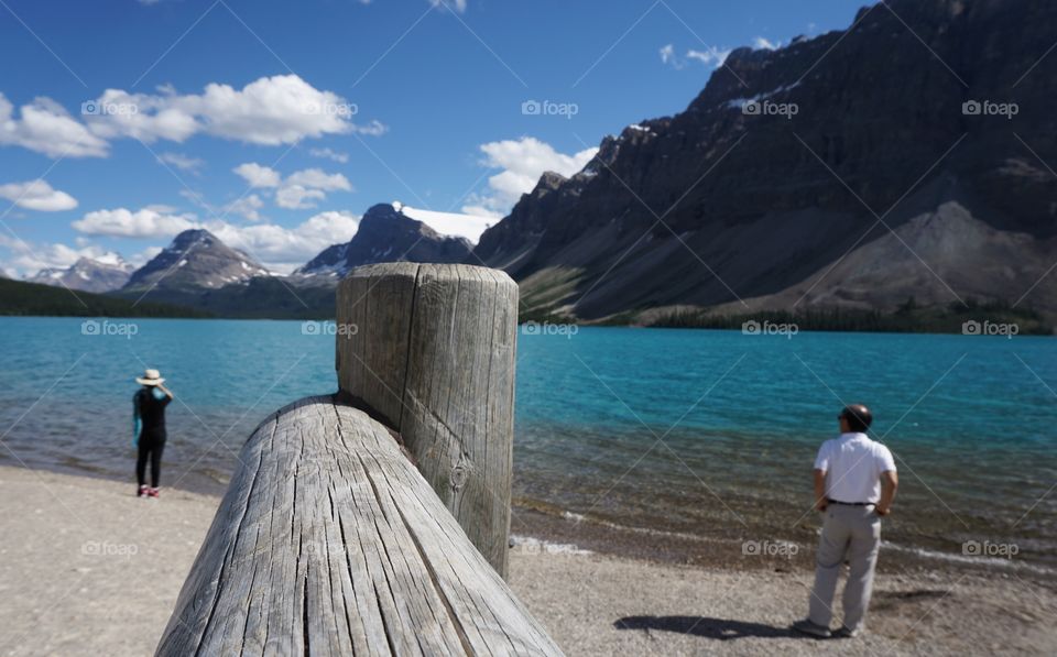 Beautiful, calm blue Lake