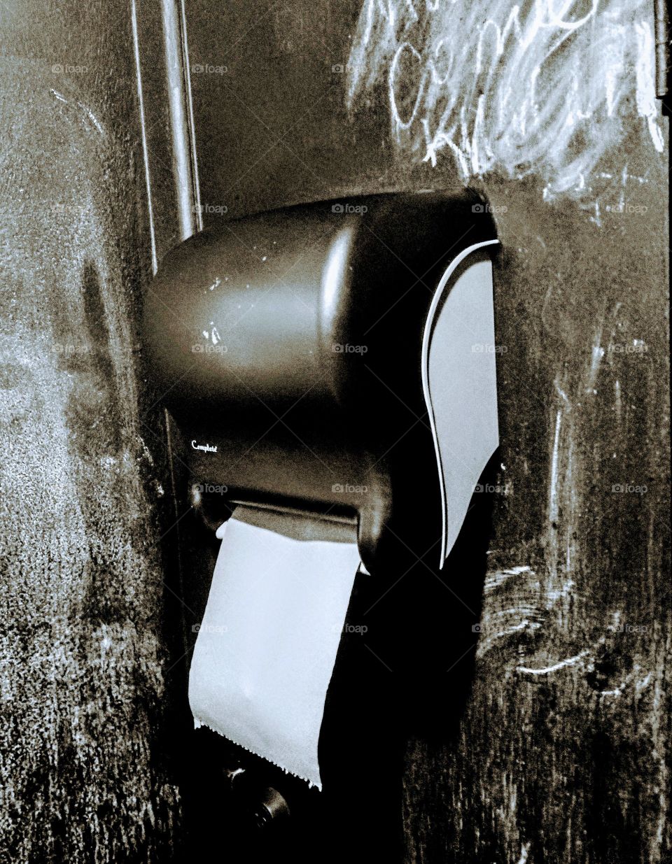paper towel dispenser in trendy restroom