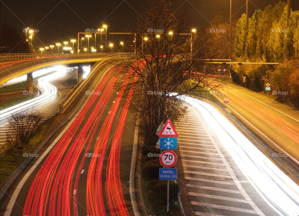 Highway long exposure, playing with light!