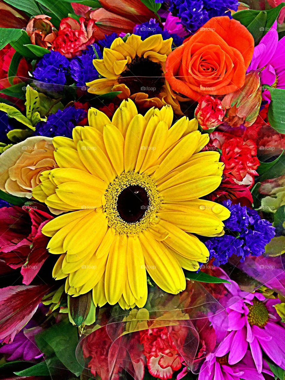 Cheerful flower bouquet