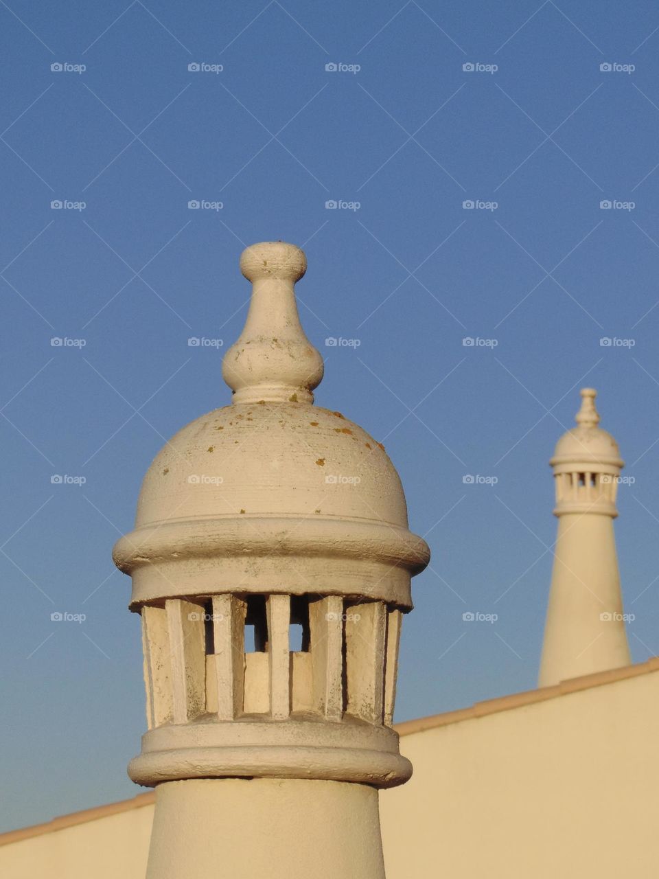 Details of Portuguese chimney