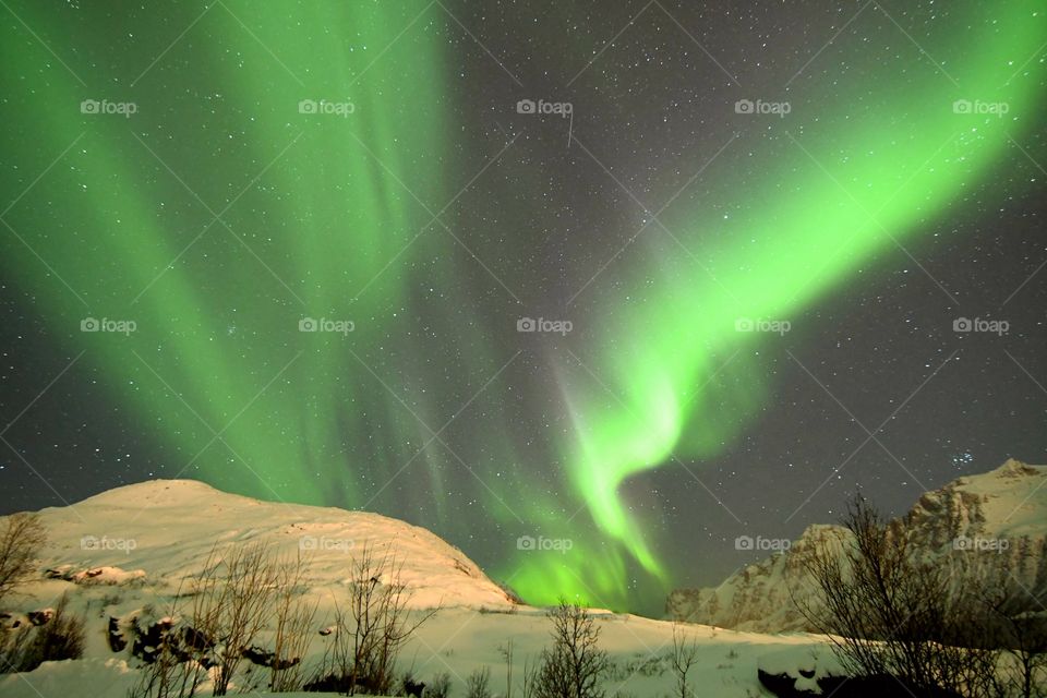 Magnificent Aurora Borealis show