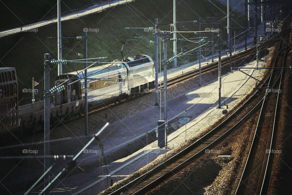 Channel tunnel. Calais