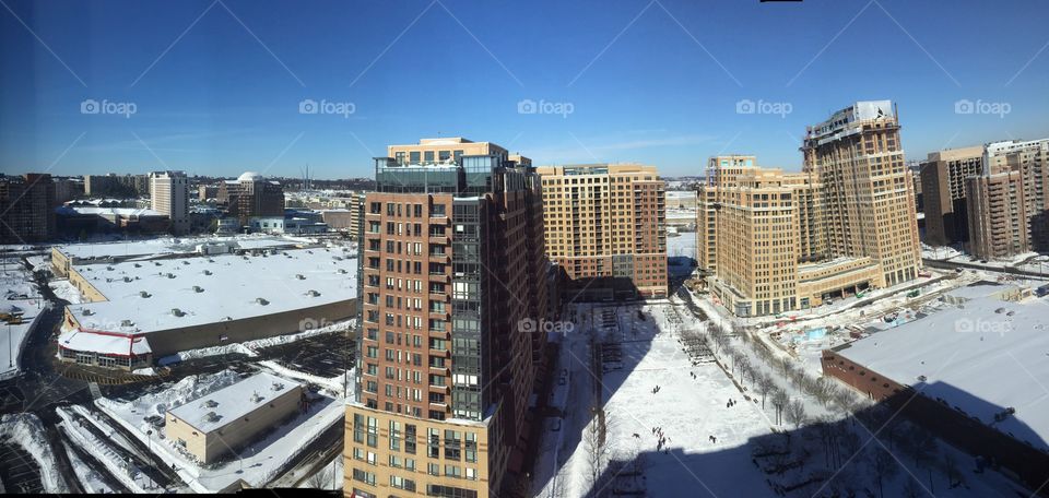 Clear sky after the blizzard2016