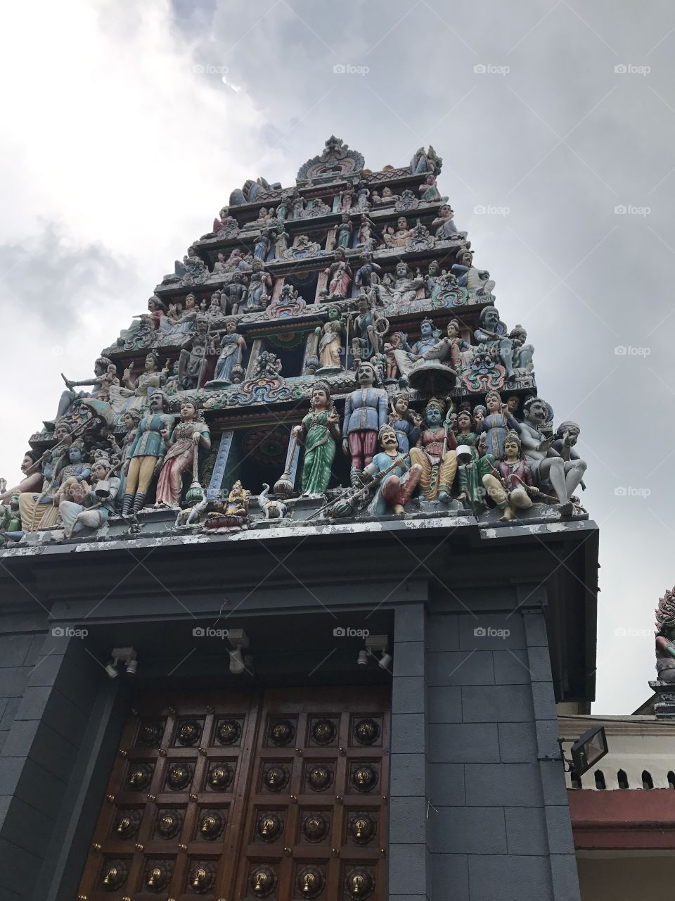 A temple in singapore. Learning about cultures.
