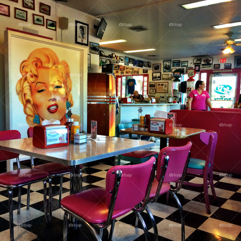 Sixties Diner, Kingsman USA. Sixties Diner, Kingsman USA