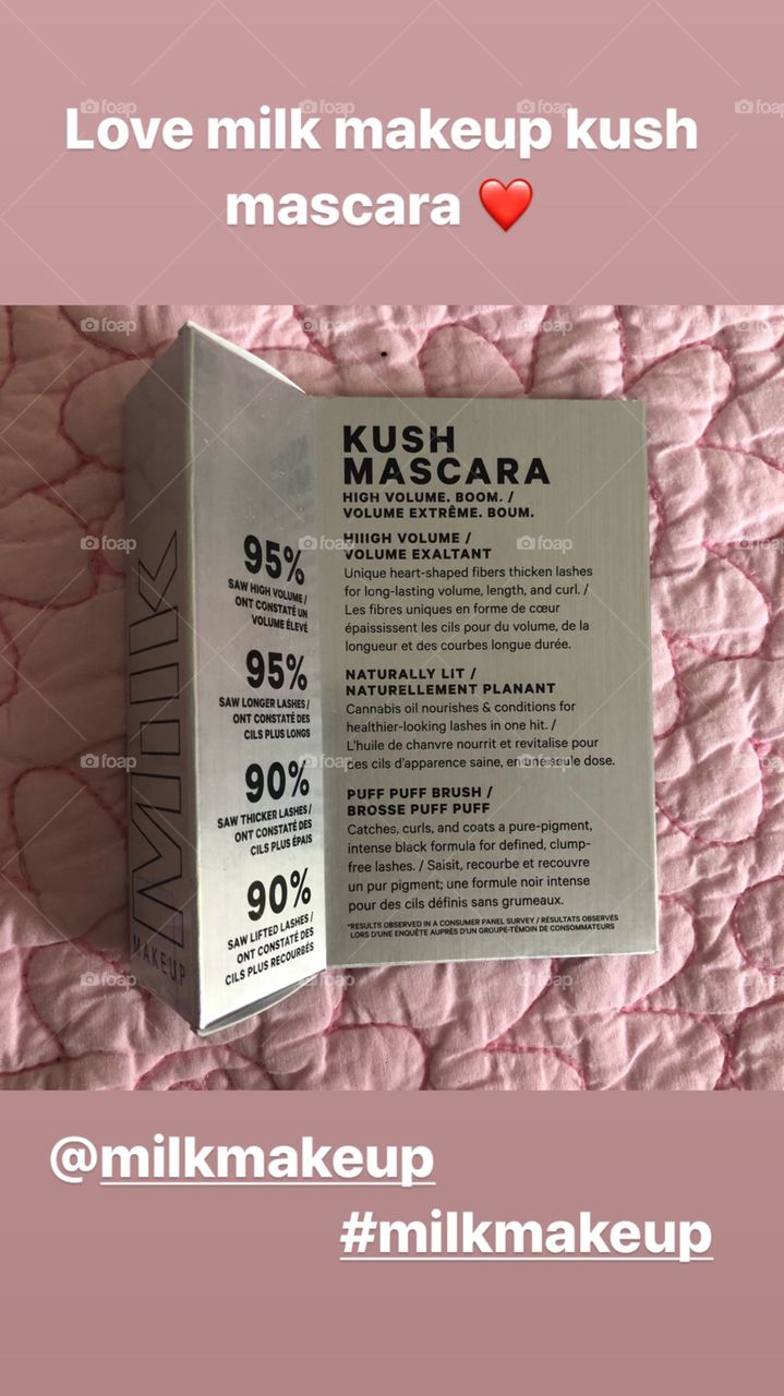 Mascara from the brand Milk makeup #veganmakeup #vegan #crueltyfree #kush #kushmakeup #sephora #mascara #veganmascara 