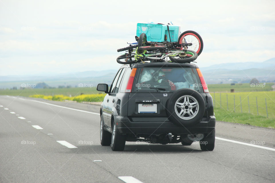 Overloaded SUV 