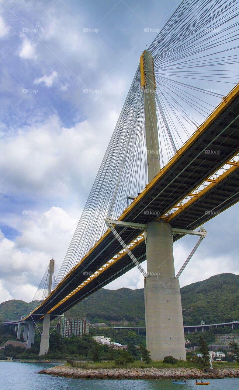 Hong Kong's Ting Kau bridge 