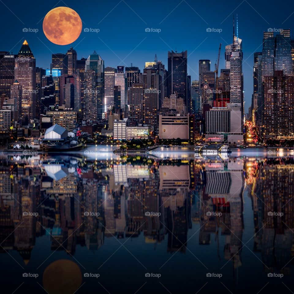 Supermoon NYC 