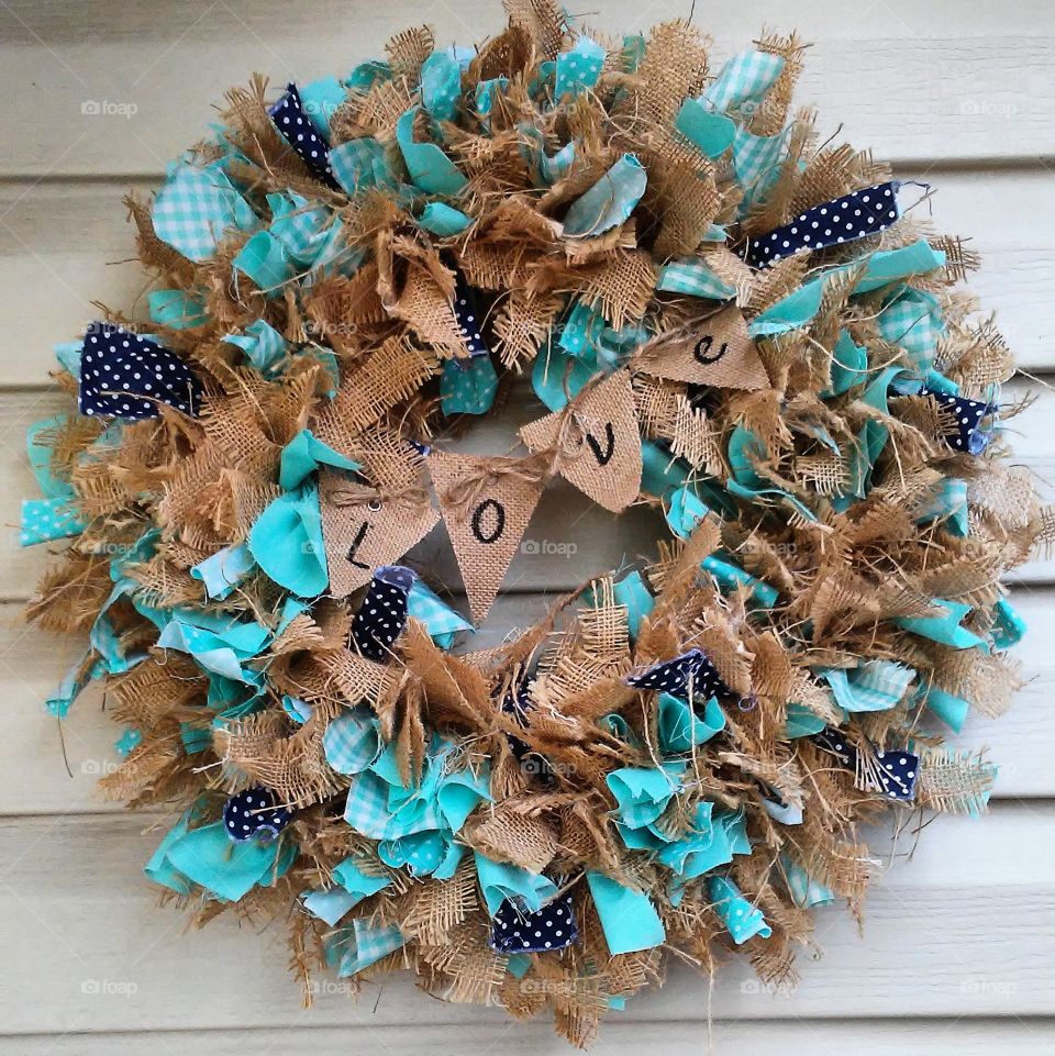 rag wreath