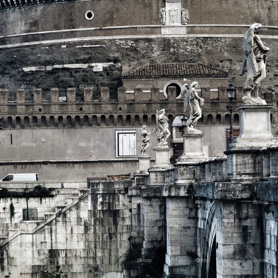 Historical Rome. Beauty of the eternal city