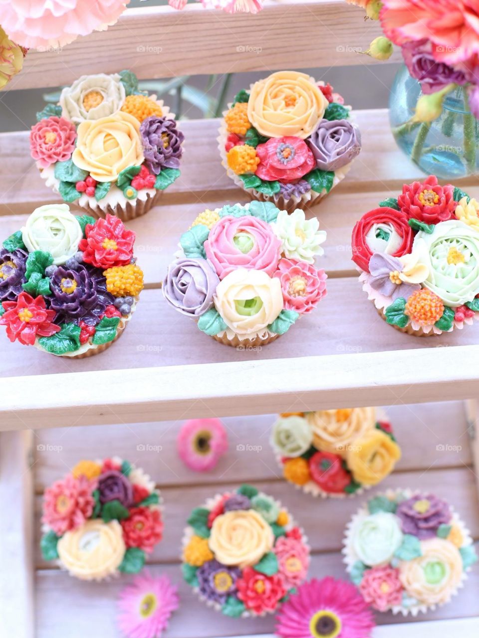 A Cupcake of flowers 