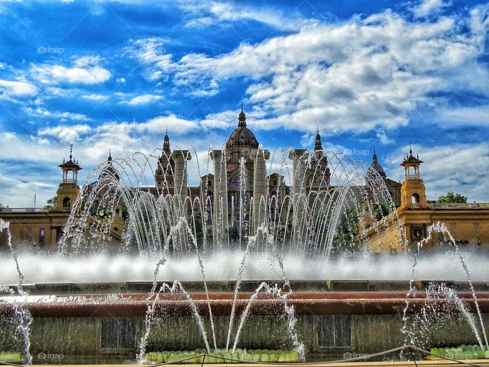 The fountains of Montjuic