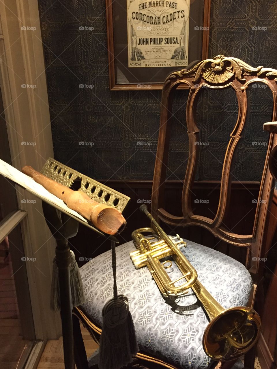 Main Street Disneyland, Anaheim In California. Music and Liberal Arts-1920’s Details. 