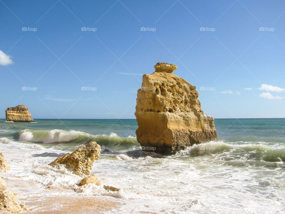 Praia da marinha, beach, algarve, portugal