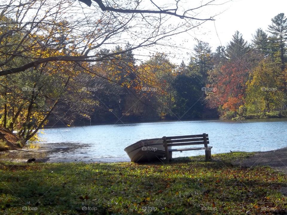 Boat on the lake