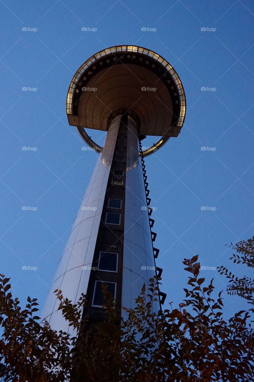 Beneath the Faro de Moncloa, Madrid, Spain 