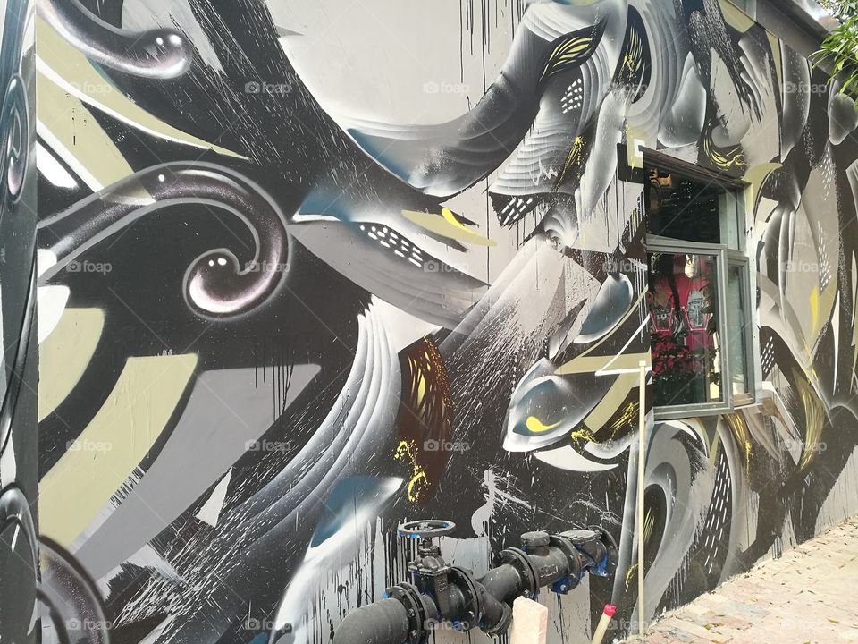 Graffiti Art in Shenzhen, China