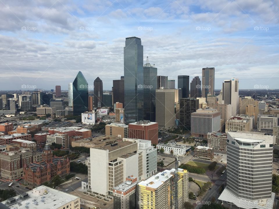 Downtown Dallas, Texas USA