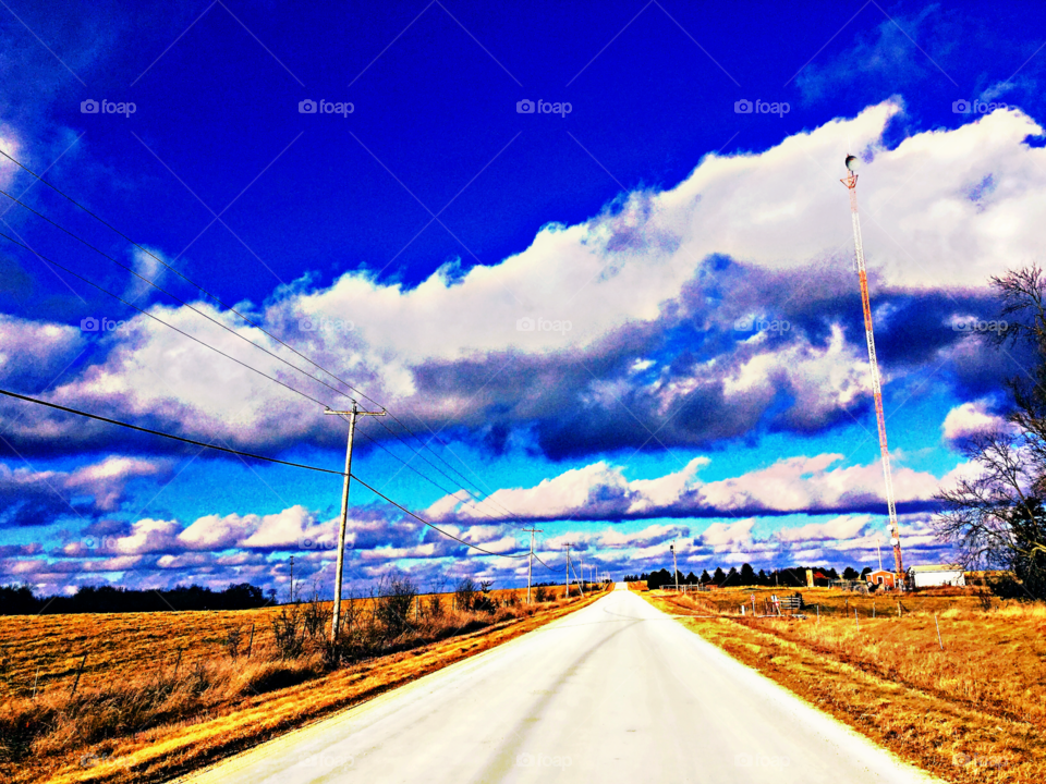 Road, Sky, Landscape, Highway, Nature