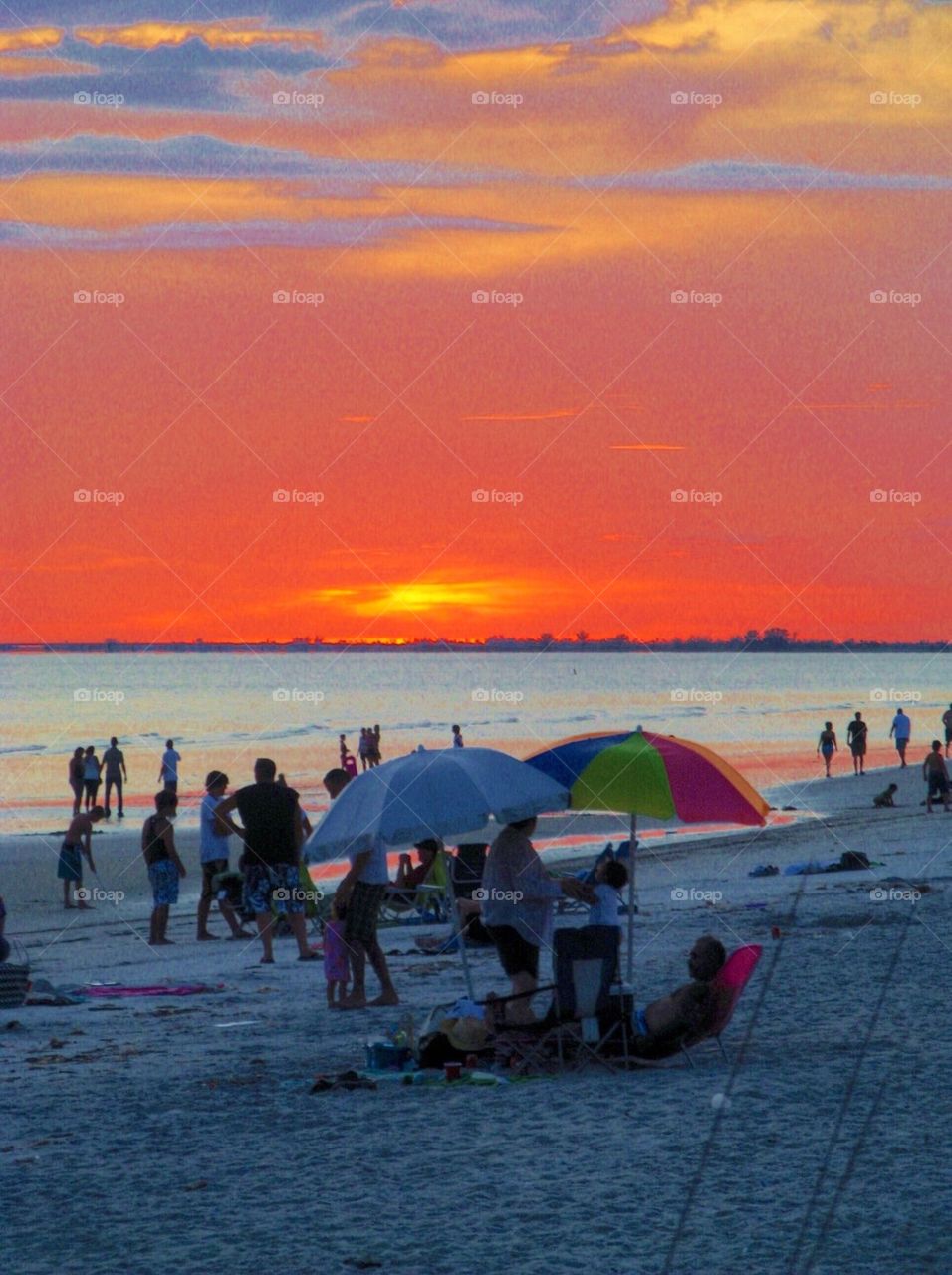 Sunset at Fort Myers Beach