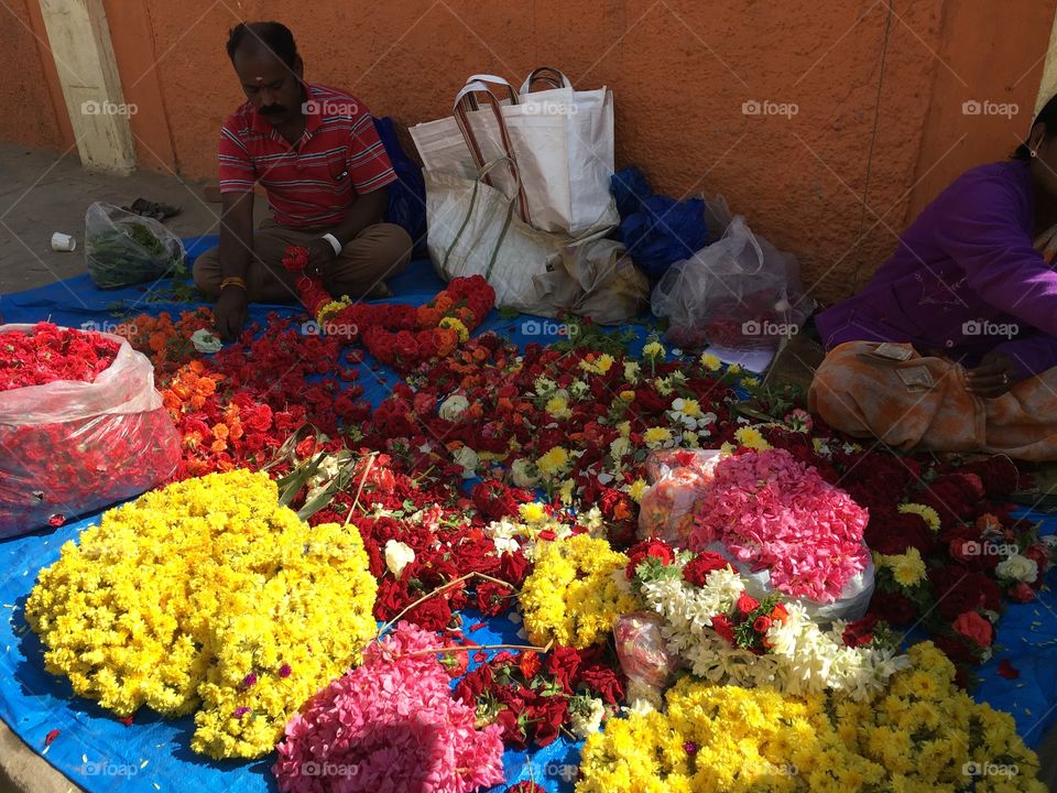 The flower seller