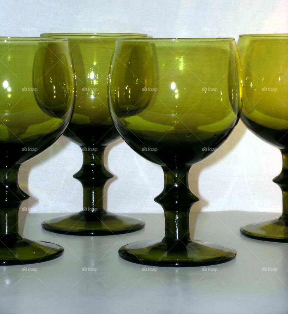 Olive glass