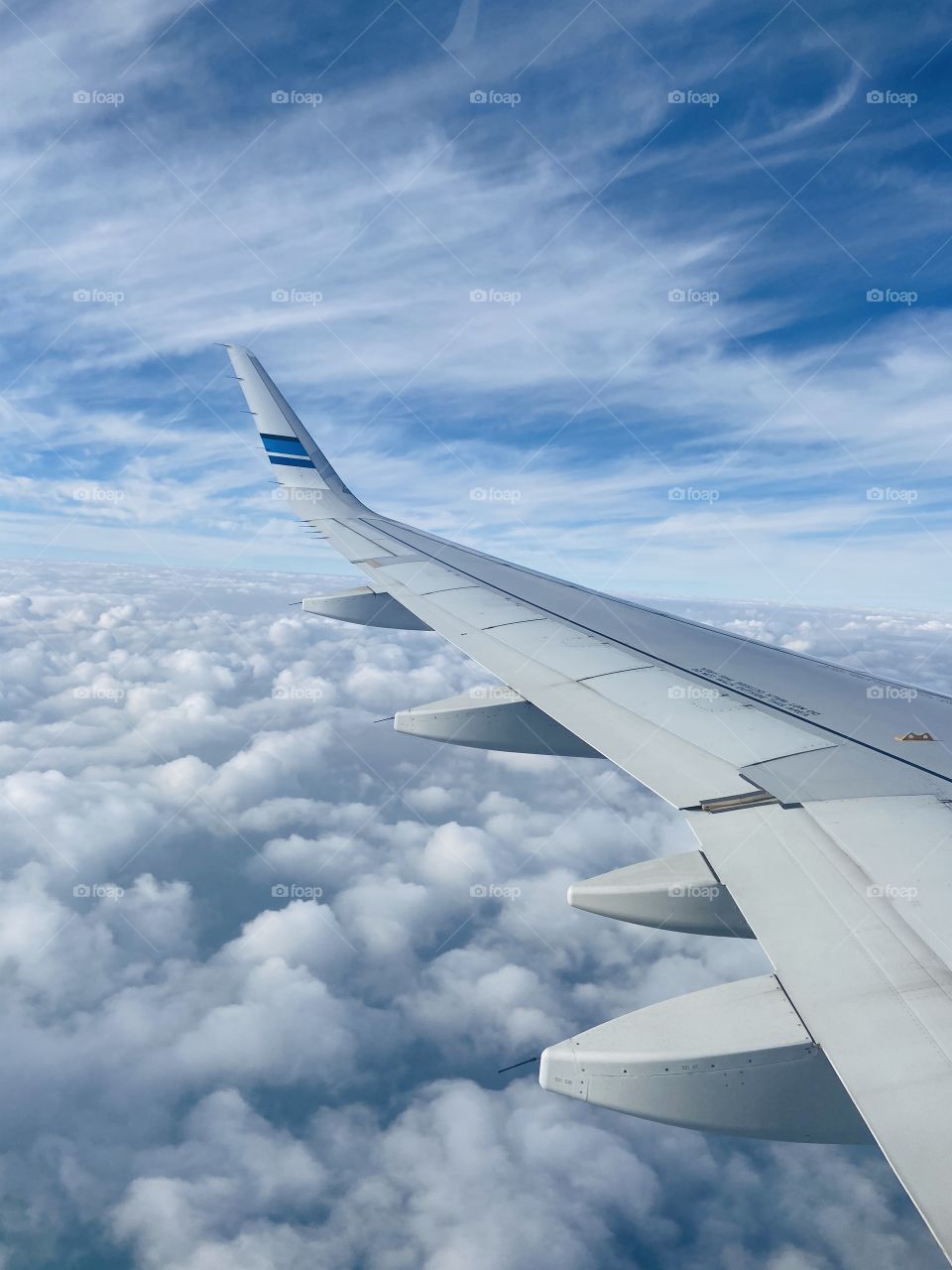 Above the clouds.. flying high 