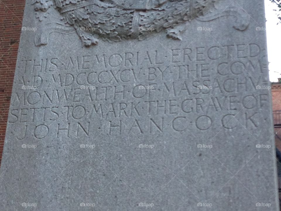 John Hancock Memorial. Boston, MA