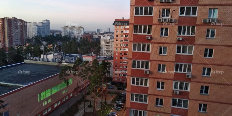 Landscape of my city from my balcony