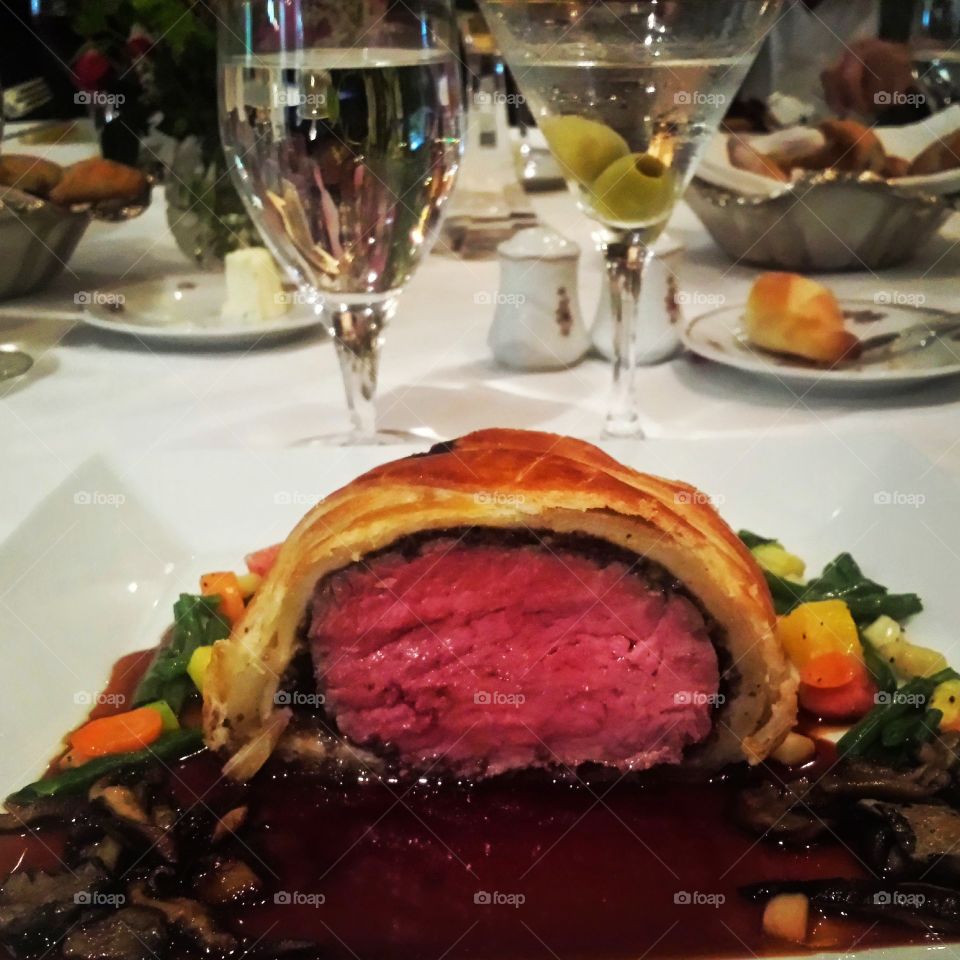 Beef Wellington . birthday dinner with a 91 year old fabulous woman! 