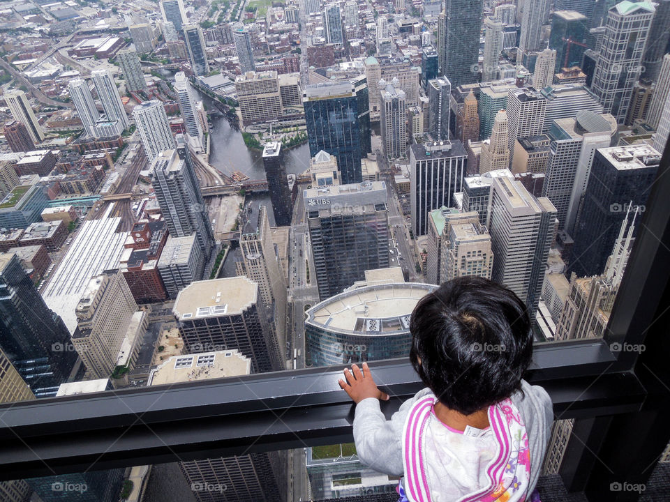 City from above 