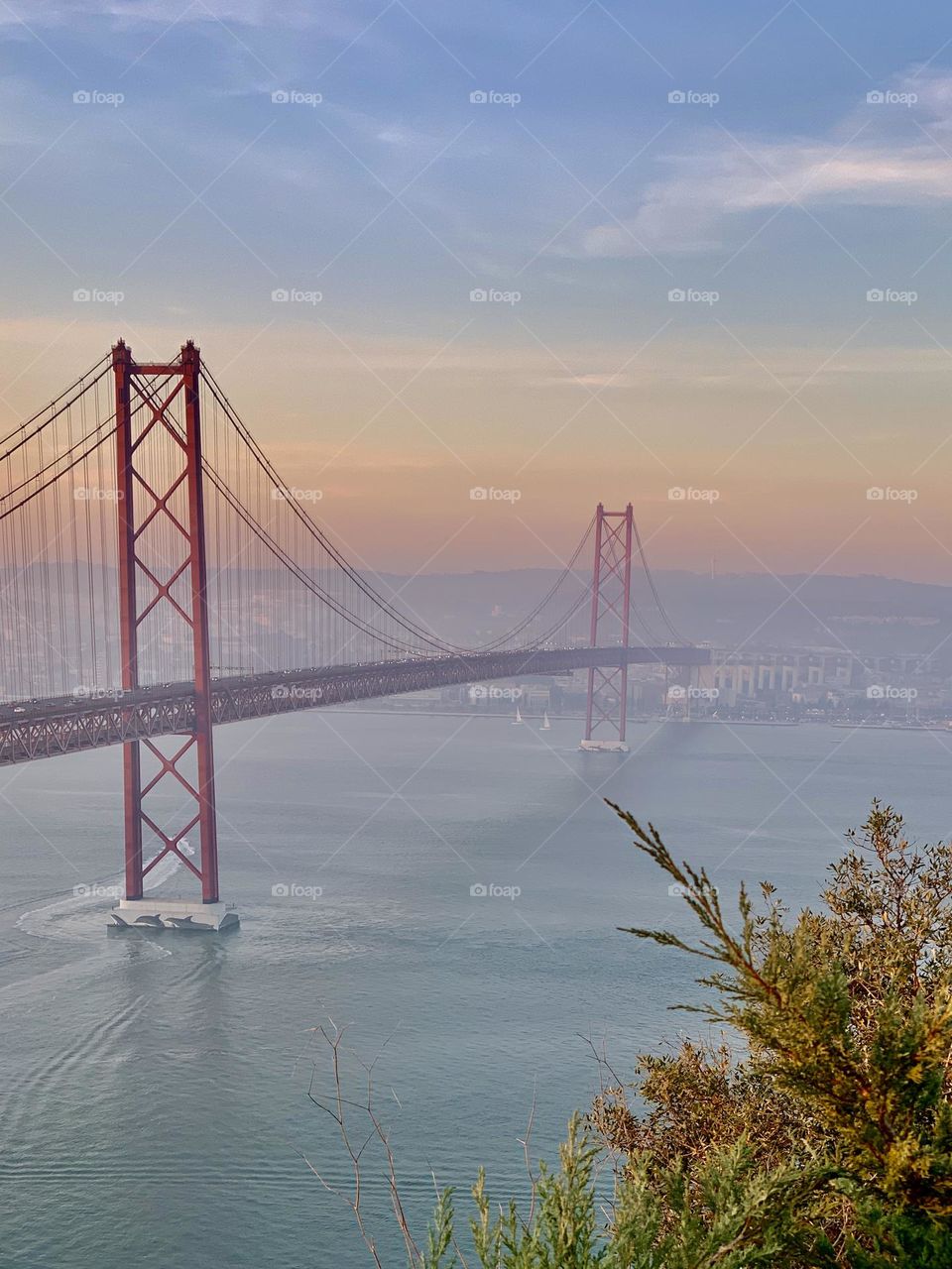 Bridge at sunset