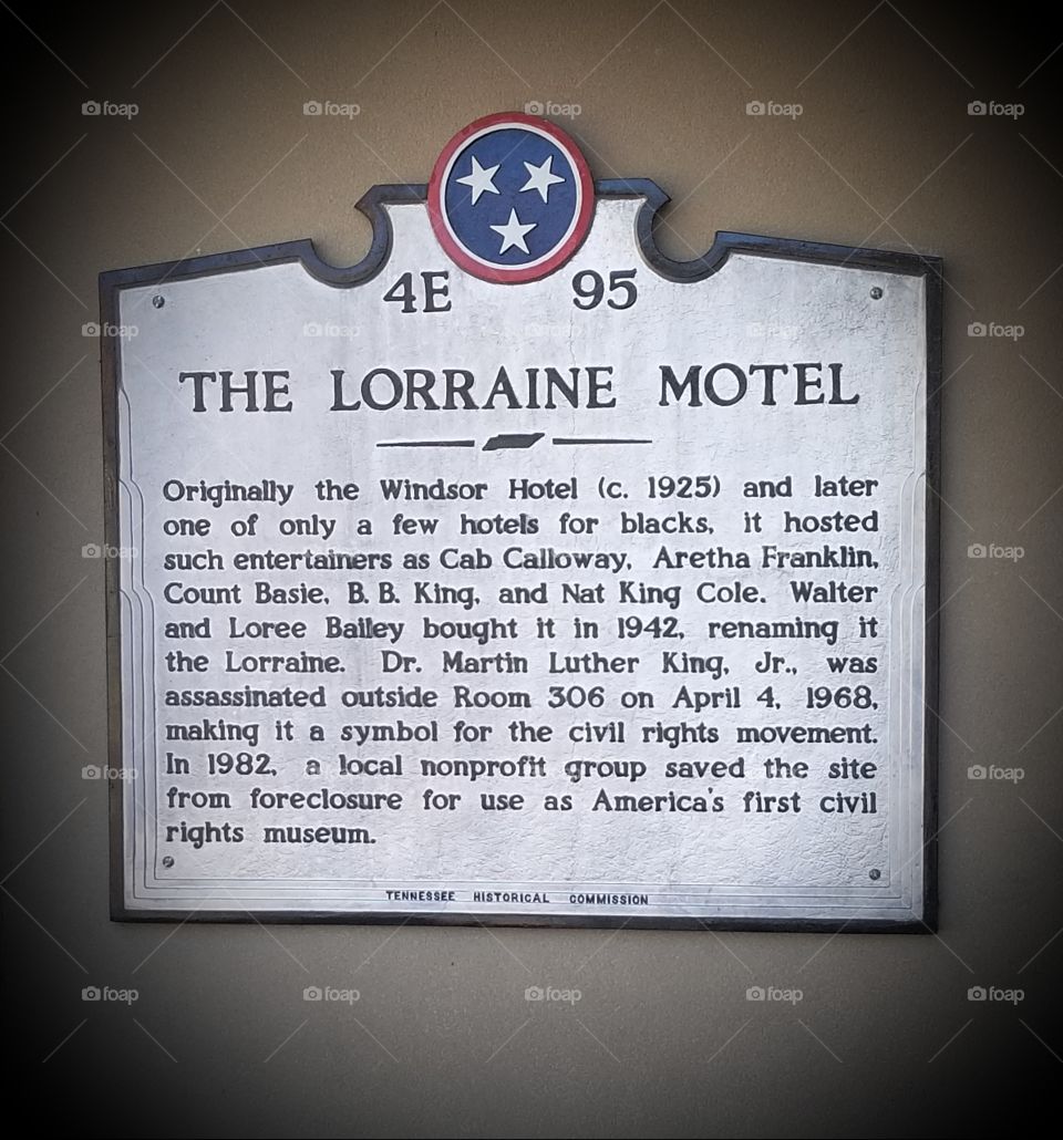 Lorraine Motel Sign