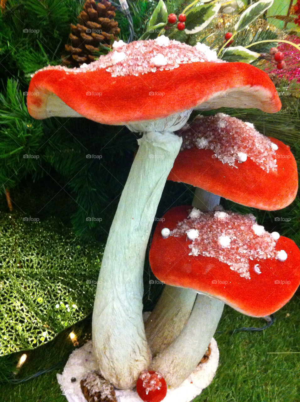 red mushroom champignon christmas mushroom story mushroom by alejin05