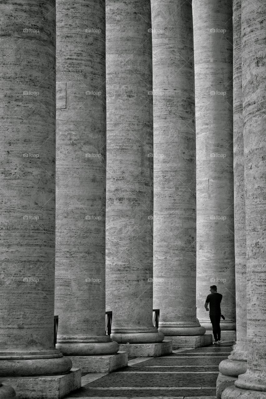 Walking through the Vatican